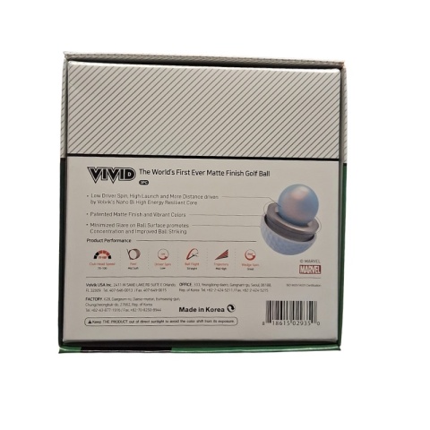 Piłki golfowe MARVEL X VOLVIK - Zestaw Prezentowy IRON MAN