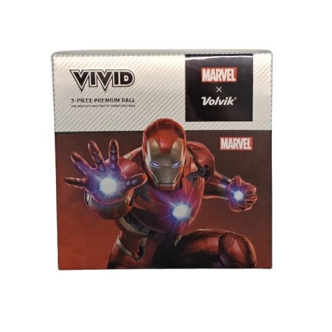 Piłki golfowe MARVEL X VOLVIK - Zestaw Prezentowy IRON MAN