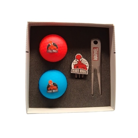 Piłki golfowe MARVEL X VOLVIK - Zestaw Prezentowy SPIDER MAN