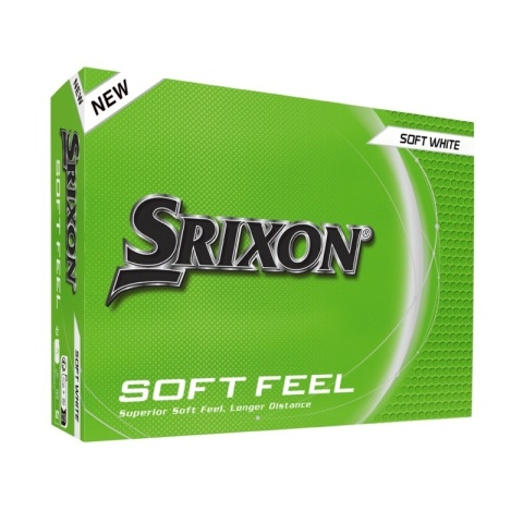 SRIXON Soft Feel golf balls, (white, 12 pcs), model 2025