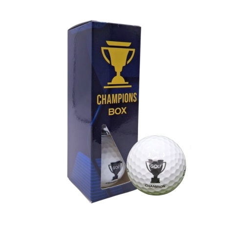 Piłki golfowe, zestaw prezentowy Champions (3 piłki)