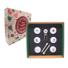 Piłki golfowe, zestaw prezentowy GOLF PLAYER Merry Christmas Pack (6 piłek)