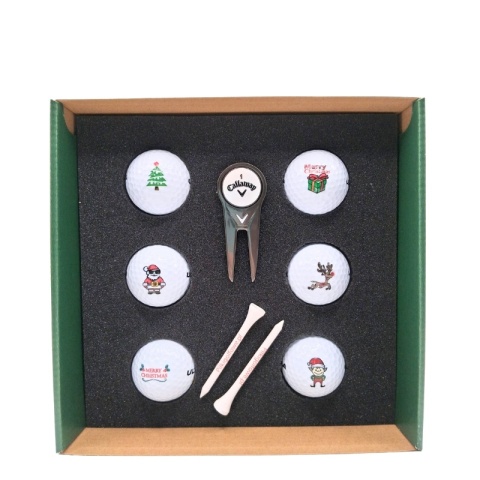 Golf balls, GOLF PLAYER Merry Christmas Pack (6 balls)