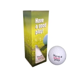 Piłki golfowe, zestaw prezentowy Have a good play (3 piłki)