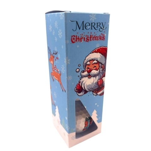 Piłki golfowe, zestaw prezentowy Merry Christmas (3 piłki)