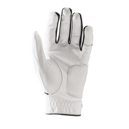 Wilson Grip Plus Golf Glove, Size ML, White (Left-Handed Golfer)