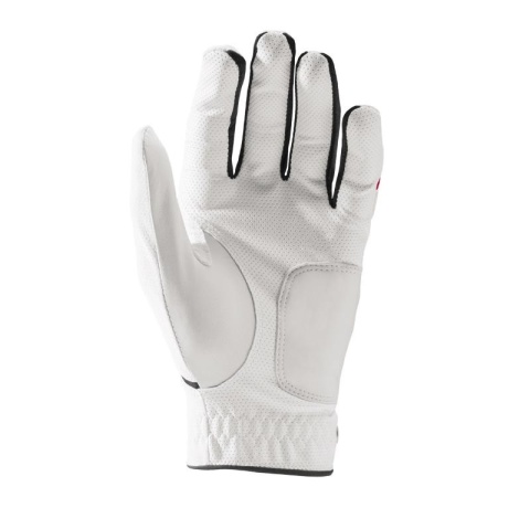 Wilson Grip Plus Golf Glove, Size ML, White (Left-Handed Golfer)