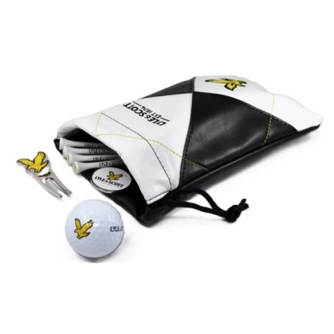 Zestaw prezentowy dla golfisty - LYLE-SCOTT - ARGYLE LINKS POUCH (Piłka, Tee, Markery, Divot Tool)