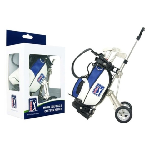 Zestaw prezentowy dla golfisty - torba golfowa i długopisy PGA TOUR na biurko