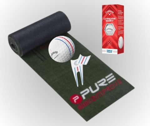 Zestaw Golfowy z Matą do Treningu Puttingu