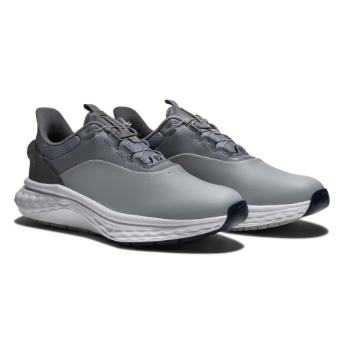 Buty do gry w golfa FootJoy, FJ QUANTUM (męskie, szaro-grafit-bial), rozm. 43