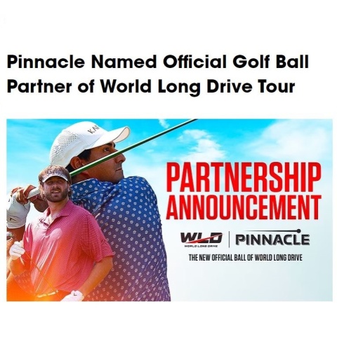 Piłki golfowe PINNACLE Distance, model 2025, (białe, 3 szt.)