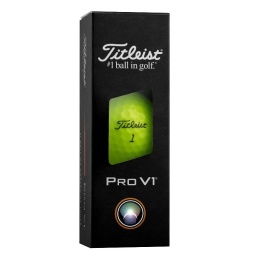 Piłki golfowe TITLEIST PRO V1 model 2025,basic (zolte, 3 szt.)