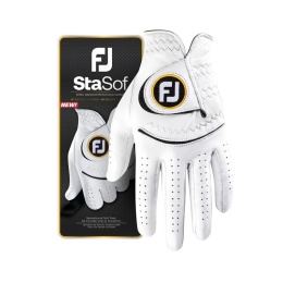 Rękawica golfowa FOOTJOY StaSof, skóra cabretta najwyzsza jakosc, FJ (biała, rozm. L)