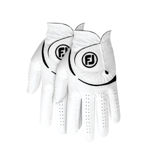 Rękawica golfowa FOOTJOY WeatherSof, FJ (biała, rozm. L), 2-pack, 2 sztuki