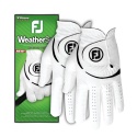 Rękawica golfowa FOOTJOY WeatherSof, FJ (biała, rozm. M), 2-pack, 2 sztuki