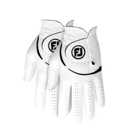 Rękawica golfowa FOOTJOY WeatherSof, FJ (biała, rozm. S), 2-pack, 2 sztuki