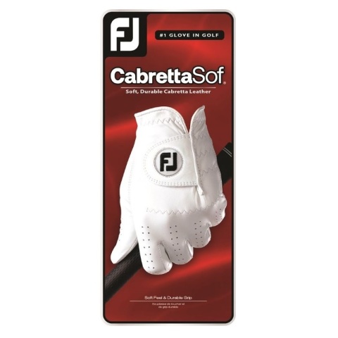FootJoy CabrettaSof LLH Golf Glove (Women's White, Size M)