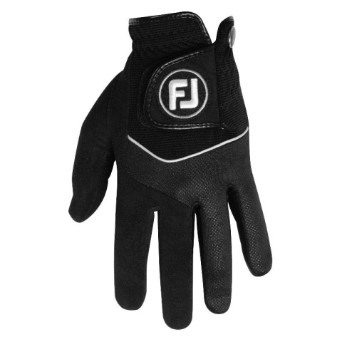 Rękawica golfowa FootJoy RainGrip MLH (czarna, rozm. S) na deszcz, golfista praworeczny