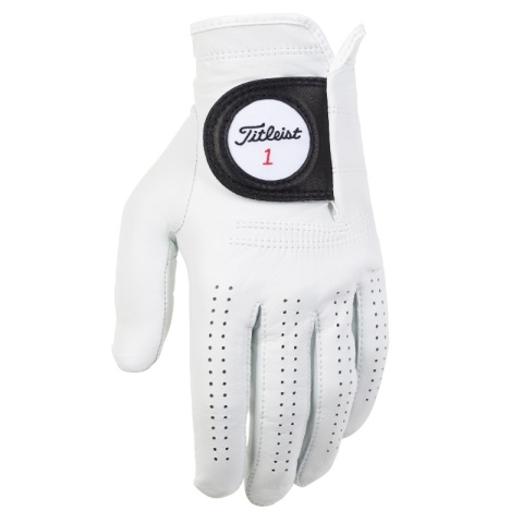Rękawica golfowa Titleist Players Pearl MLH Cadet męska biała ML, golfista praworęczny