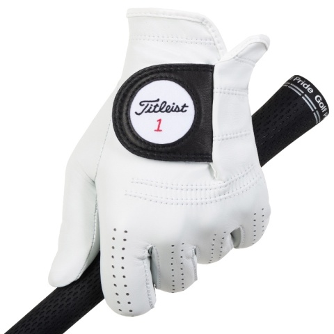 Rękawica golfowa Titleist Players Pearl MLH Cadet męska biała ML, golfista praworęczny