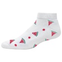 FootJoy Fruits Women's Socks (Ankle Socks, White with Fruit Pattern, One Size)