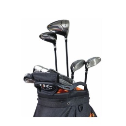 Zestaw kijów Cobra Fly XL Black-Gold, model 2025 męski, 10 kijów z torbą na wózek, grafitowe szafty set