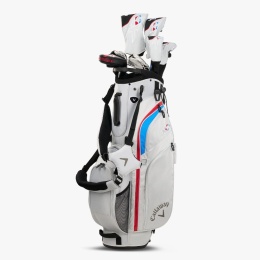 Zestaw kijów do golfa CALLAWAY XR-26 (12 kijów z torbą standbag/na nóżkach szaro-nieb-czerw, szafty grafitowe regular)
