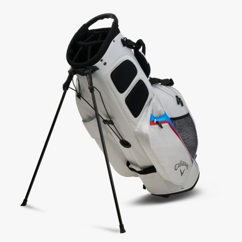 Zestaw kijów do golfa CALLAWAY XR-26 (12 kijów z torbą standbag/na nóżkach szaro-nieb-czerw, szafty grafitowe regular)