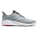 Buty do gry w golfa FootJoy, FJ FLEX (męskie, szaro-granatowe z siatką), bez kolców rozm. 42