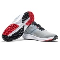 Buty do gry w golfa FootJoy, FJ FLEX (męskie, szaro-granatowe z siatką), bez kolców rozm. 42