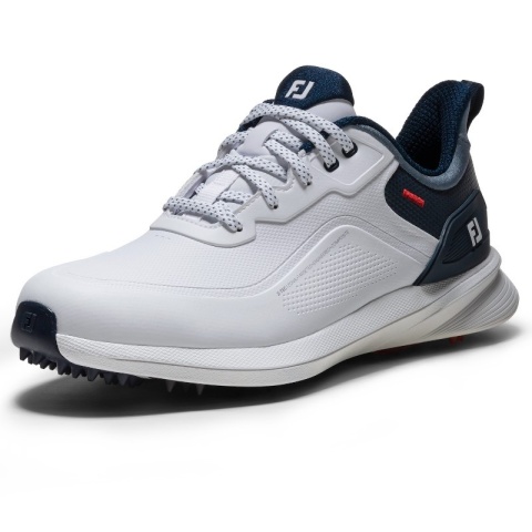 Buty do gry w golfa FootJoy, FJ PRO SL 26 (męskie, biało-niebiesko-czerwone), rozm. 42,5