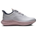 Biało-różowe damskie buty golfowe FootJoy FJ Quantum, rozmiar 38
