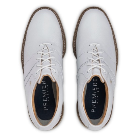 Buty do gry w golfa FootJoy, PREMIERE SERIES 26 (męskie, poszerzane, białe), rozm. 45