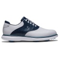 FootJoy Golf Shoes, TRADITIONS 26 (Men's, White/Blue), Size 42