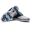 Buty do gry w golfa FootJoy, TRADITIONS 26 (męskie, biało-niebieskie), rozm. 43
