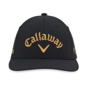 Czapka golfowa Callaway Tour Authentic Performance Pro, model 26, Quantum-Chrome Tour (czarno-złota)