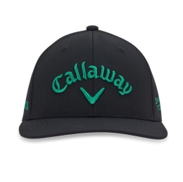 Callaway Tour Authentic Performance Pro Golf Cap, Model 26, Quantum-Chrome Tour (Black-Green)