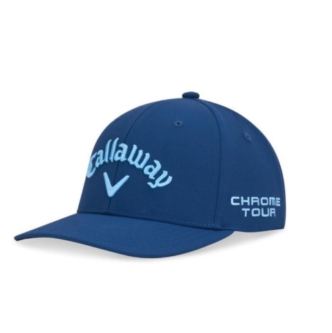 Callaway Tour Authentic Performance Pro Golf Cap, Model 26, Quantum-Chrome Tour (Navy Blue/Blue)