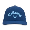 Callaway Tour Authentic Performance Pro Golf Cap, Model 26, Quantum-Chrome Tour (Navy Blue/Blue)