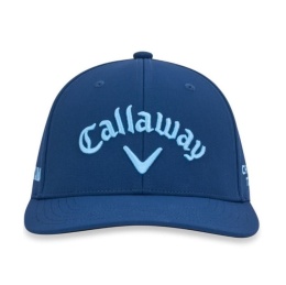 Callaway Tour Authentic Performance Pro Golf Cap, Model 26, Quantum-Chrome Tour (Navy Blue/Blue)