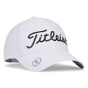 Czapka golfowa Titleist Players Perfomance z markerem (damska, biało-czarna)