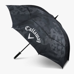 CALLAWAY Shield Double Canopy 64-inch Golf Umbrella (Black-Camo)