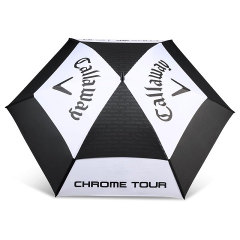 CALLAWAY Tour Authentic Double Canopy 68-inch Golf Umbrella (Black and White)