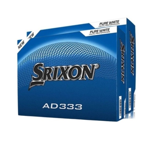 Piłki golfowe SRIXON AD333 (mod. 12, białe, 24 szt double plack, podwojna paczka).