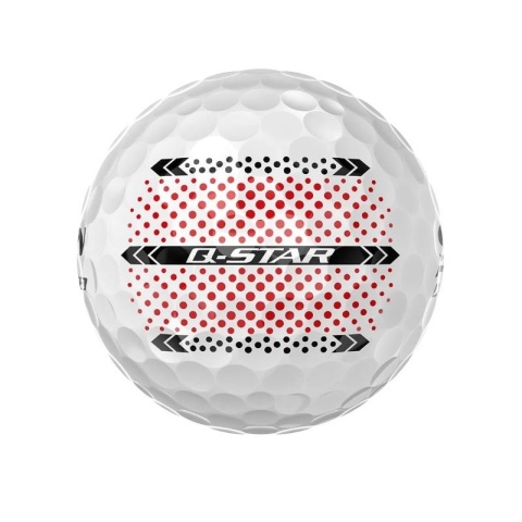 Piłki golfowe SRIXON Q-STAR ULTISPEED TRACKLINE (białe, 12 szt)