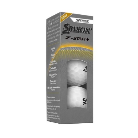 Piłki golfowe SRIXON Z-STAR DIAMOND3 (białe, 12 szt).