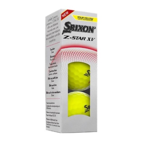 Piłki golfowe SRIXON Z-STAR XV, model-9 (zółte, 12 szt)