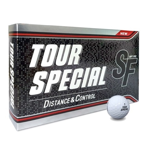 Piłki golfowe TOUR SPECIAL Soft Feel E4 (białe, 15 szt.)