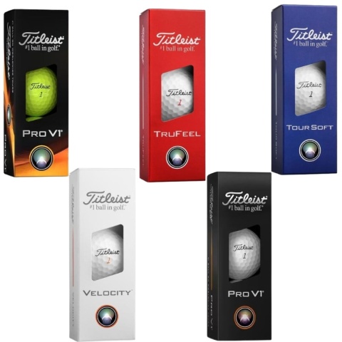 TITLEIST "Big Five" - 5 najlepszych modeli piłek golfowych